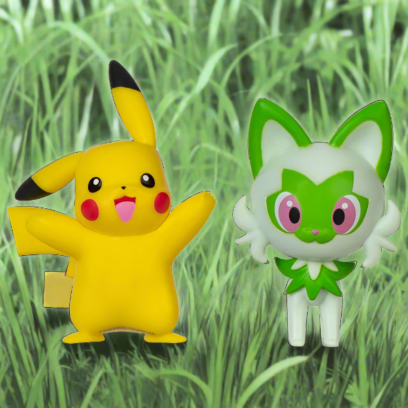 Pokémon 5cm Battle Figure 2-Pack - Sprigatito & Pikachu