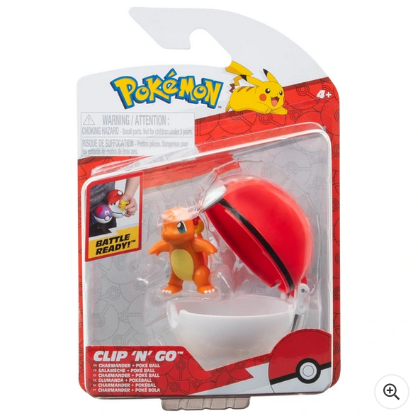 Pokémon Clip 'N' Go Charmander & Heavy Poké Ball