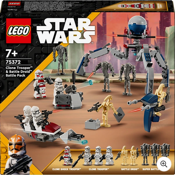 LEGO Star Wars 75372 Clone Trooper & Battle Droid Battle Pack