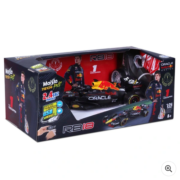 Oracle 1:24 Premium F1 Red Bull Racing RB18 Remote Control Car