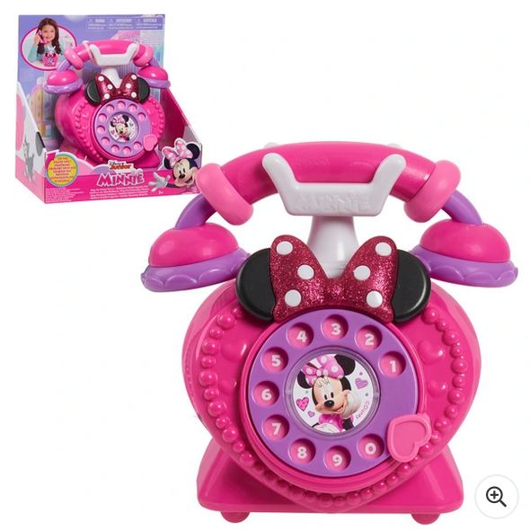 Disney Junior Minnie Mouse Ring Me Rotary Phone