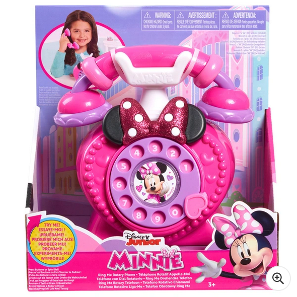 Disney Junior Minnie Mouse Ring Me Rotary Phone