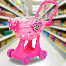 Load image into Gallery viewer, Minnie&#39;s Happy Helpers Bowtique Shopping Trolley