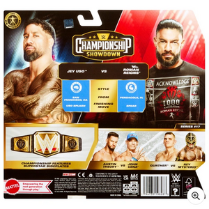 WWE Championship Showdown Roman Reigns vs Jey Uso 2 Pack