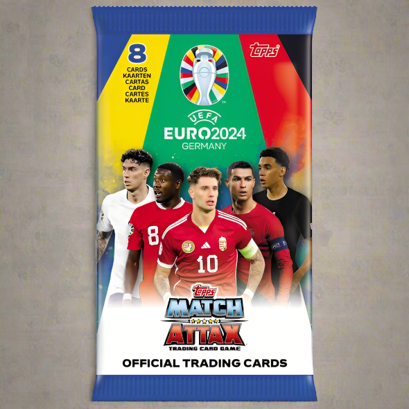 Topps Match Attax Euro 2024  Football Trading Card Pack