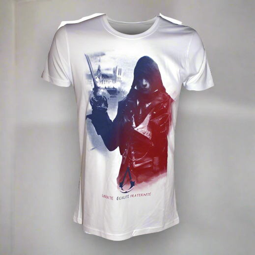 Assassins Creed Unity Arno Freedom Equality Brotherhood XL T-Shirt