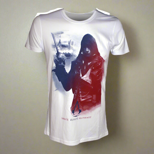 Assassins Creed Unity Arno Freedom Equality Brotherhood XL T-Shirt