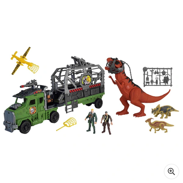 Dino Valley Light & Sounds Ultimate Convoy Dinosaur Playset