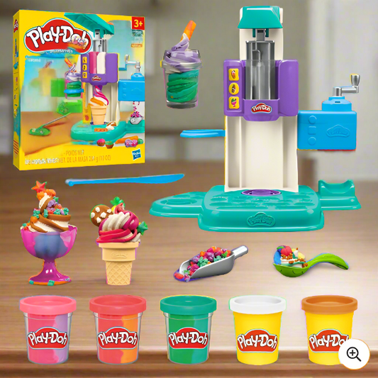 Play-Doh Rainbow Swirl Ice Cream Playset