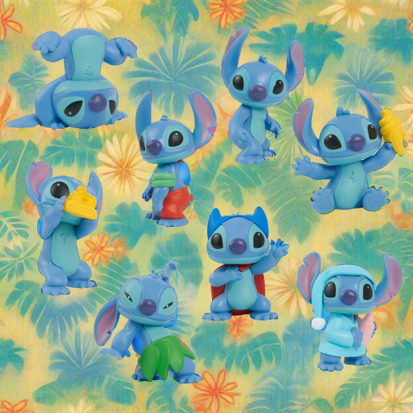 Disney’s Stitch Collectible Figure Set 8 Figures