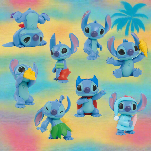 Disney’s Stitch Collectible Figure Set 8 Figures