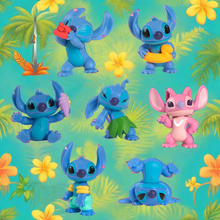 Load image into Gallery viewer, Disney&#39;s Stitch Collectible 7 Piece Figure Set