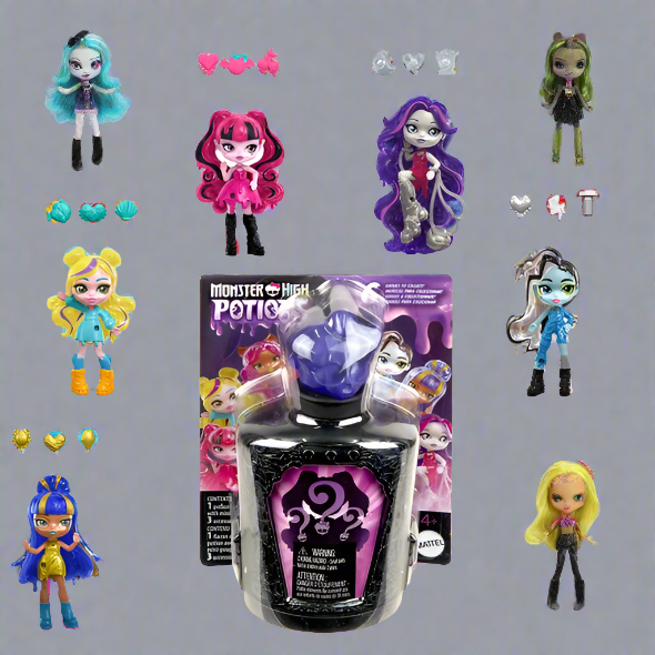 Monster High Potions Bottle Set Surprise Doll Assorted Styles 1 Supplied