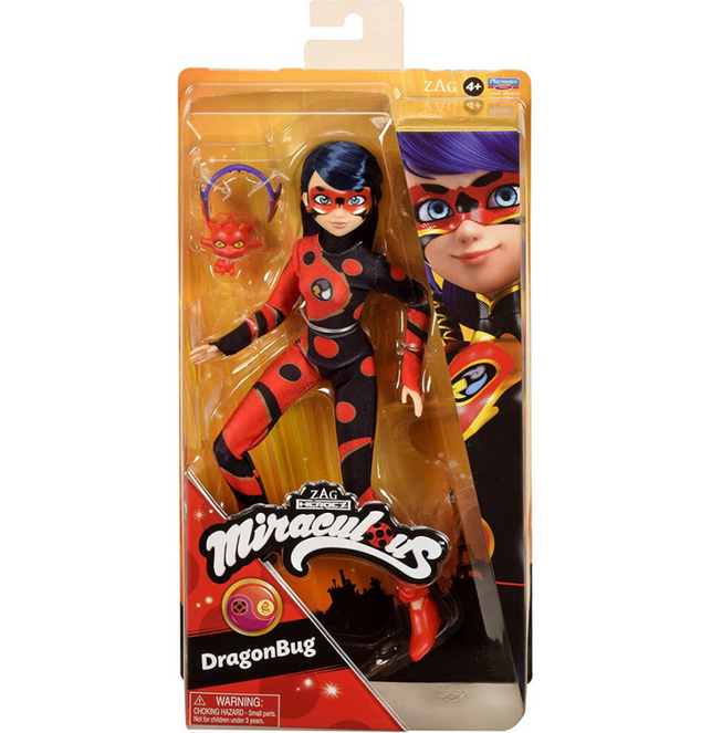 Miraculous Ladybug Doll 26cm Dragonbug