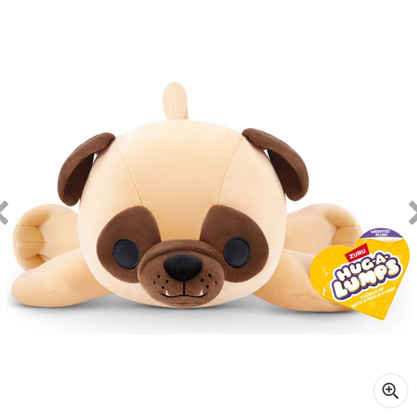 Hug-A-Lumps Olly the Pug Weighted Soft Toy by ZURU