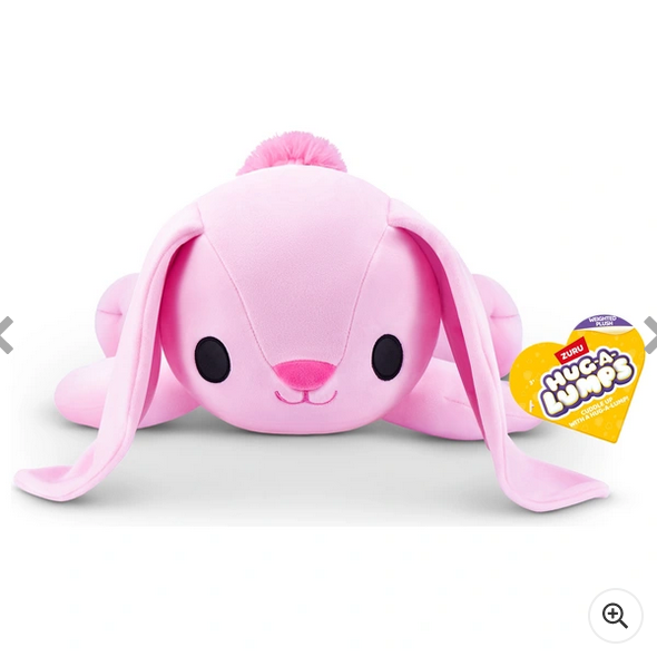 Hug-A-Lumps Hazel the Pink Bunny Weighted Soft Toy by ZURU