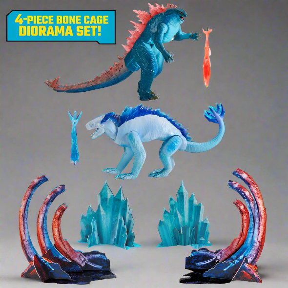 Monsterverse Godzilla x Kong: The New Empire Godzilla vs Shimo Figure 2 Pack