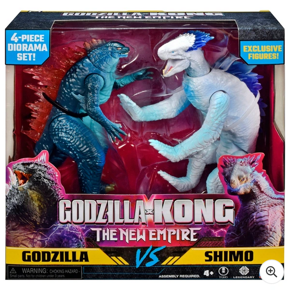 Monsterverse Godzilla x Kong: The New Empire Godzilla vs Shimo Figure 2 Pack