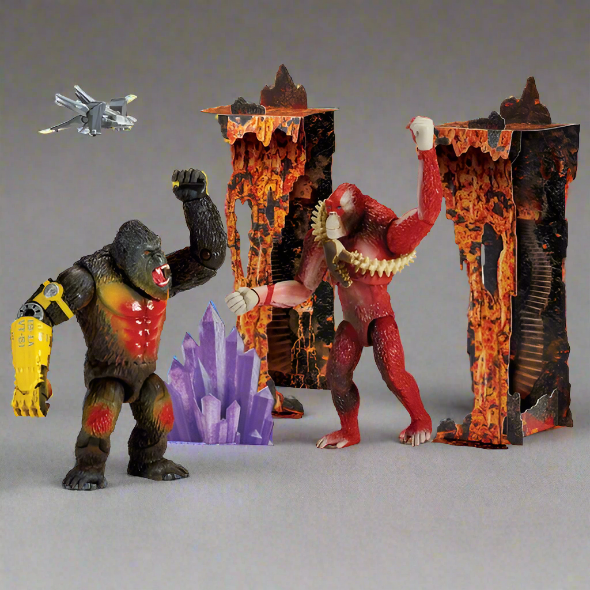 Monsterverse Godzilla x Kong: The New Empire Kong vs Skar King Figure 2 Pack