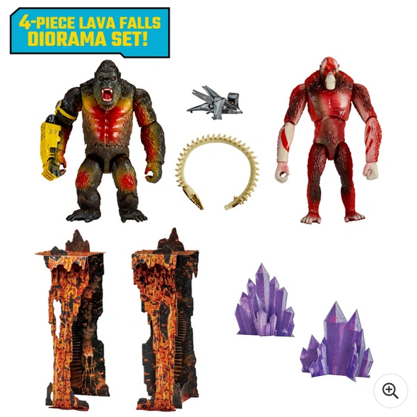 Monsterverse Godzilla x Kong: The New Empire Kong vs Skar King Figure 2 Pack