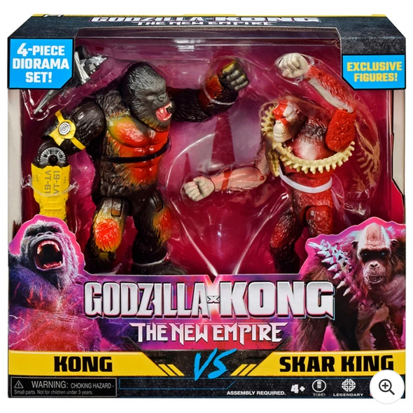 Monsterverse Godzilla x Kong: The New Empire Kong vs Skar King Figure 2 Pack