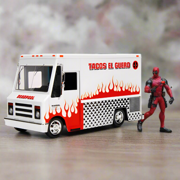 Marvel 1:24  Deadpool Taco Truck Playset