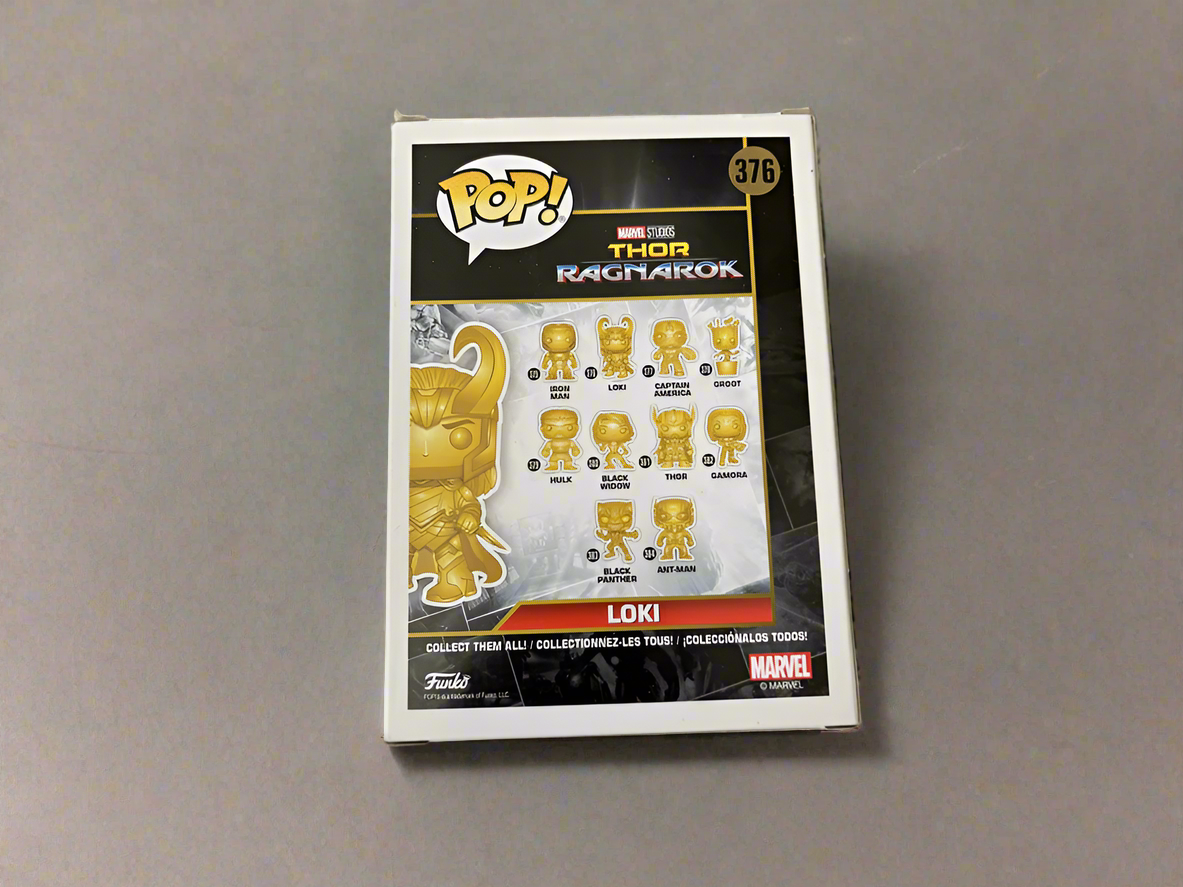 Funko Pop Marvel Studios Loki Gold Chrome Action Figure - 376