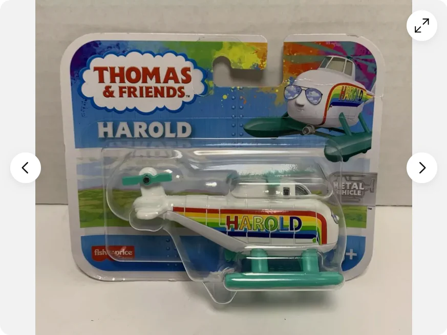 Thomas & Friends Take n Play Rainbow Harold Multicoloured Diecast Metal