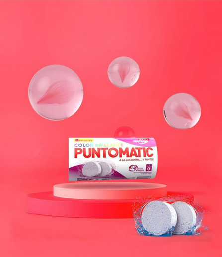 Washing Tablets  Puntomatic Colour (8 Pieces)