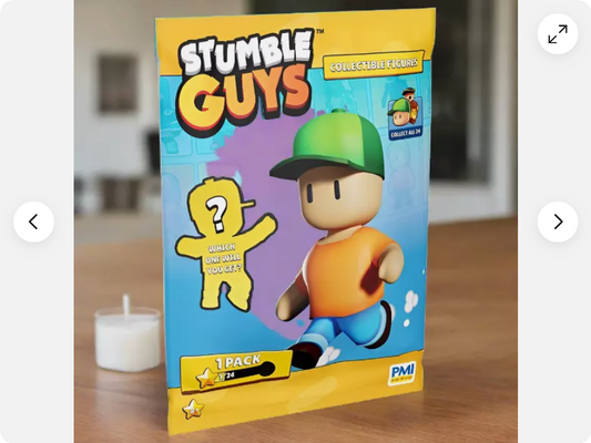 Stumble Guys 5cm Collectible Figures Mystery Bag 1 Supplied