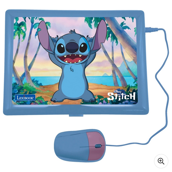 Lexibook Disney Stitch Bilingual Laptop English And French