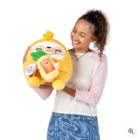 Snackles Series 2 35cm Sloth with Pineapple