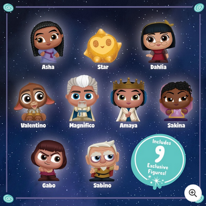 Disney Doorables Wish Collection Peek Mini Action Figure 9 Pack