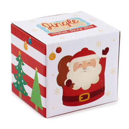 Jingle All The Way Upside Down Mug Santa Claus