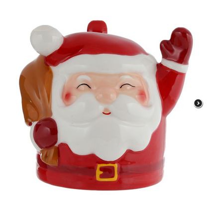 Jingle All The Way Upside Down Mug Santa Claus