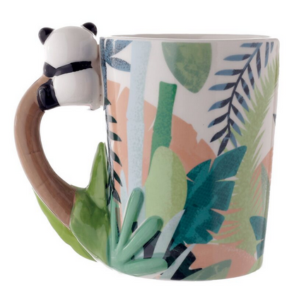 Pandarama Panda Ceramic Shaped Handle Mug