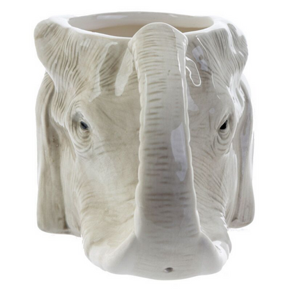 Elephant Head Ceramic Shaped Mug