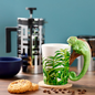 Chameleon Ceramic Shaped Handle Mug