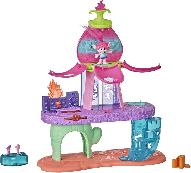 TROLLS World Tour Blooming Pod Stage Musical Toy