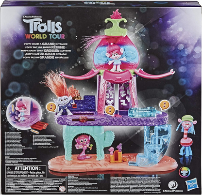 TROLLS World Tour Blooming Pod Stage Musical Playset