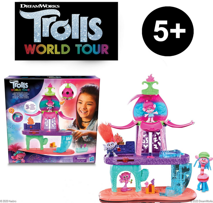 TROLLS World Tour Blooming Pod Stage Musical Toy