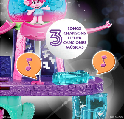 TROLLS World Tour Blooming Pod Stage Musical Playset