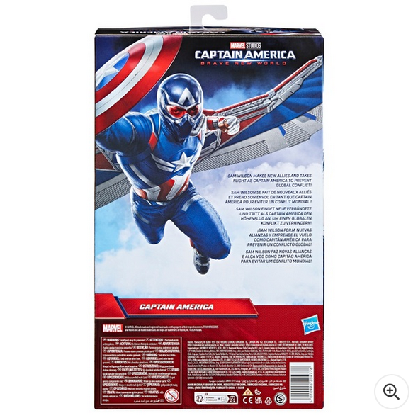 Marvel Avengers Captain America: Brave New World Titan Hero Deluxe Action Figure