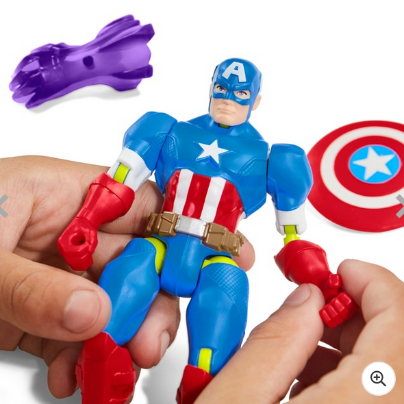 MixMashers Marvel Captain America Action Figure 12cm