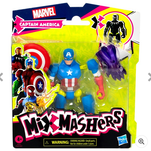 MixMashers Marvel Captain America Action Figure 12cm
