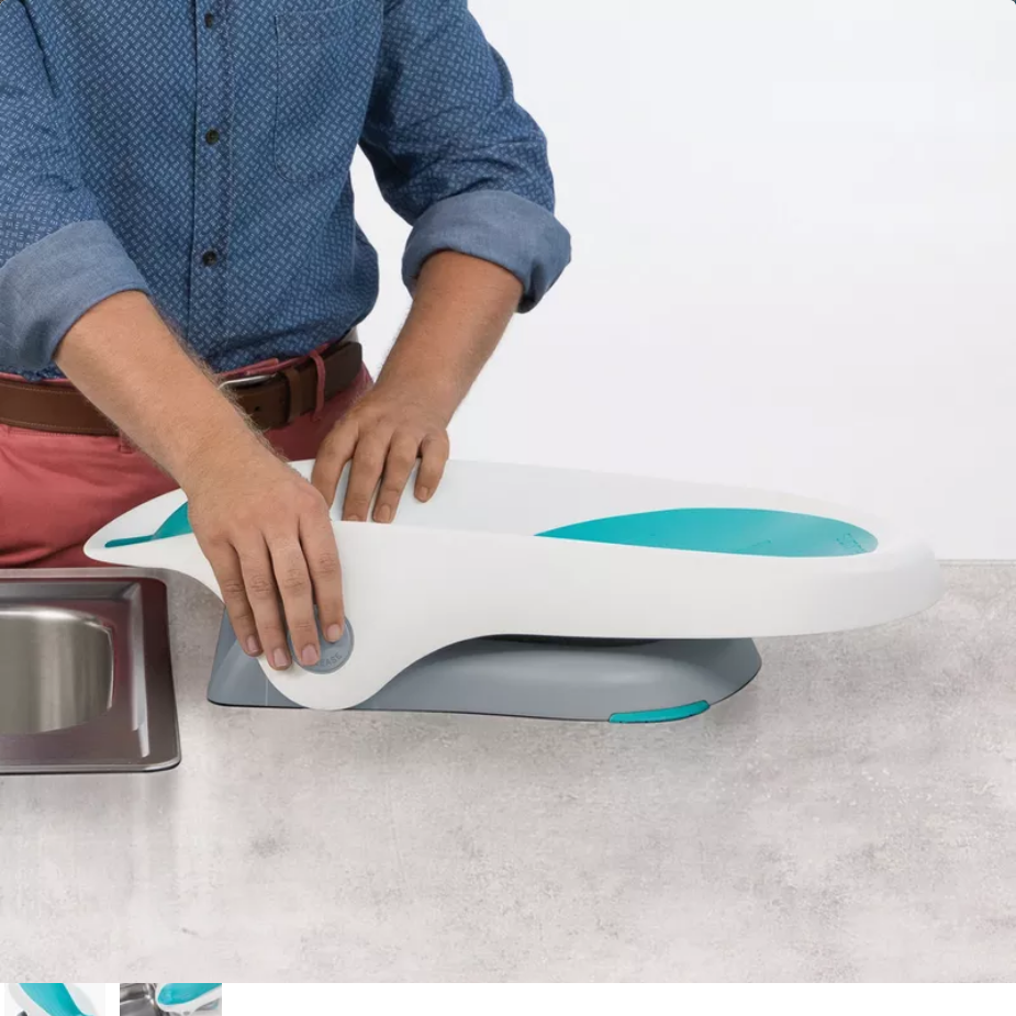 Summer Infant Clean Rinse Baby Bather Blue