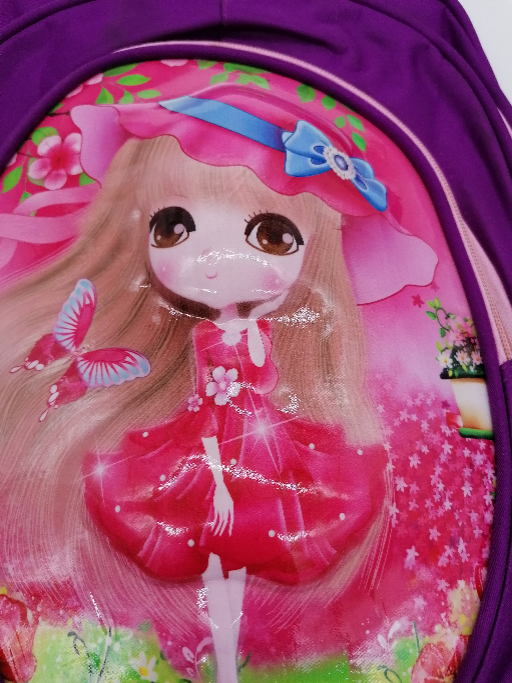 Childrens Bag Gorgeous Girl 3D  Purple