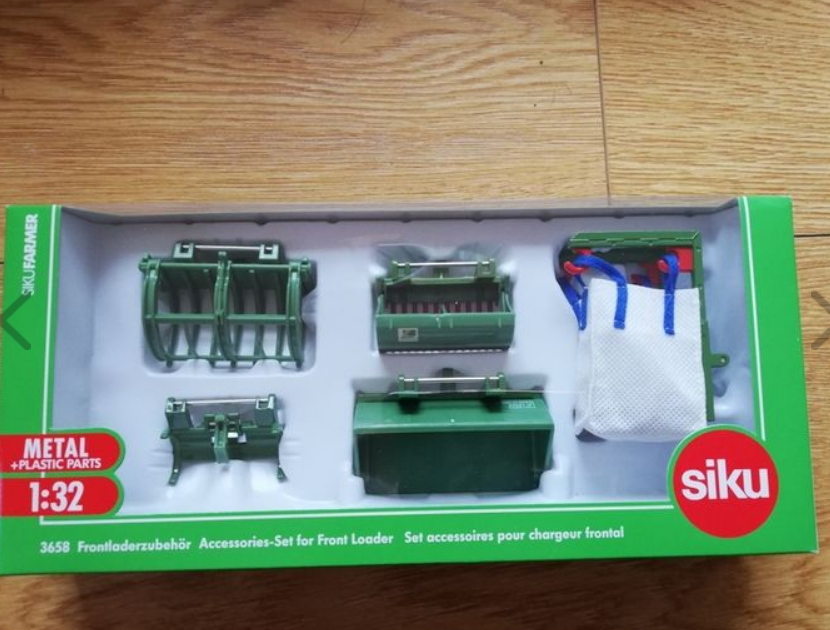 Siku No 3658 Accessories Set For Front Loader Scale 1:32