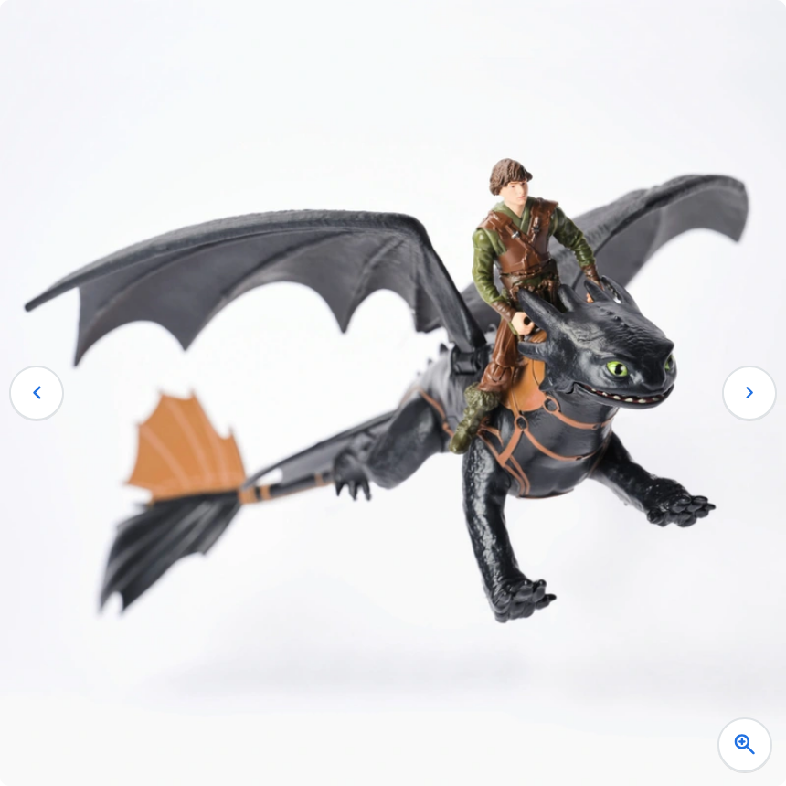 Dreamworks How to Train Your Dragon Action Figures Toothless & Hiccup 2 Pack