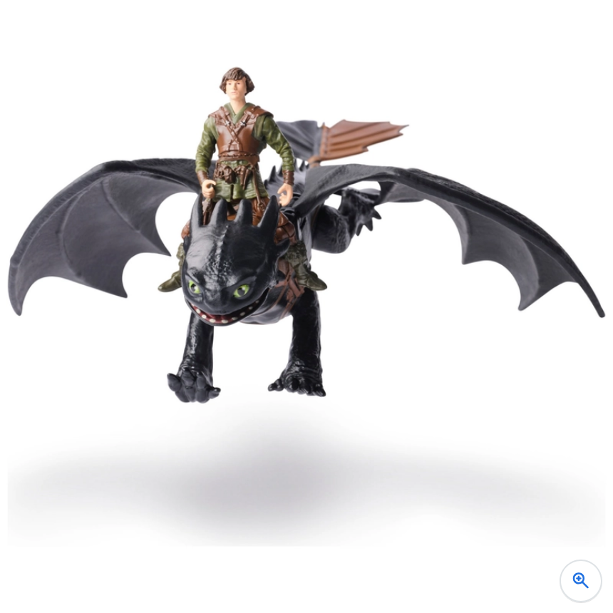 Dreamworks How to Train Your Dragon Action Figures Toothless & Hiccup 2 Pack